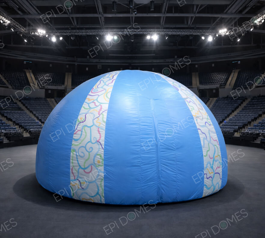Blue White Dome