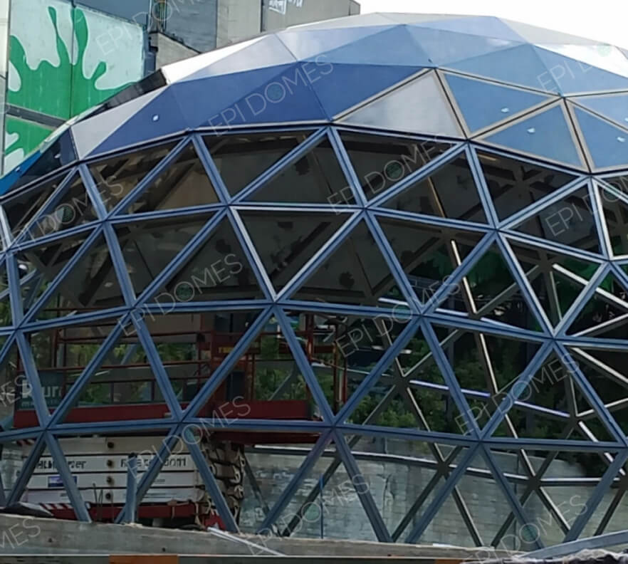 Perforated Aluminum Projection Dome 12
