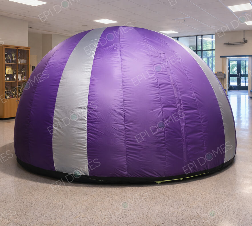 Purple Silver Dome